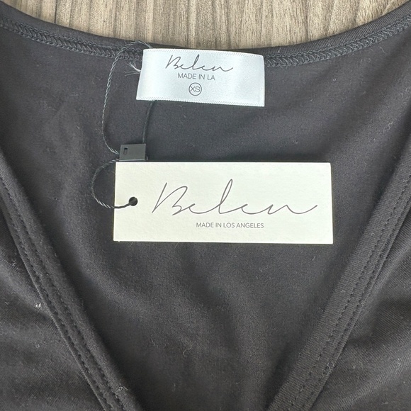 NEW BELEN COCO TOP CROPPED OR FULL LEGNTH - BLACK - Picture 6 of 7